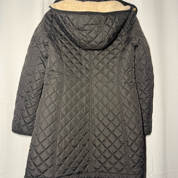 Lauren Ralph Lauren Puffer Coat w/ Faux Fur Lining and Removable Hood - Size M - Picture 10 of 10